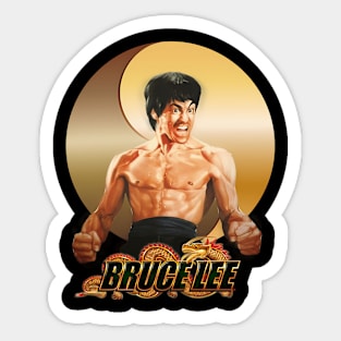 Legend Bruce Movie Jeet Kune Do Be Water Lee Sticker